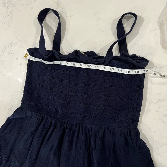 C&C California Blue Sleeveless Pleated Sundress - Picture 8 of 12